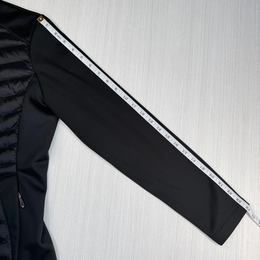 32 DEGREES HEAT Mixed Media Puffer Jacket XS Black‎ Lightweight Packable Outdoor